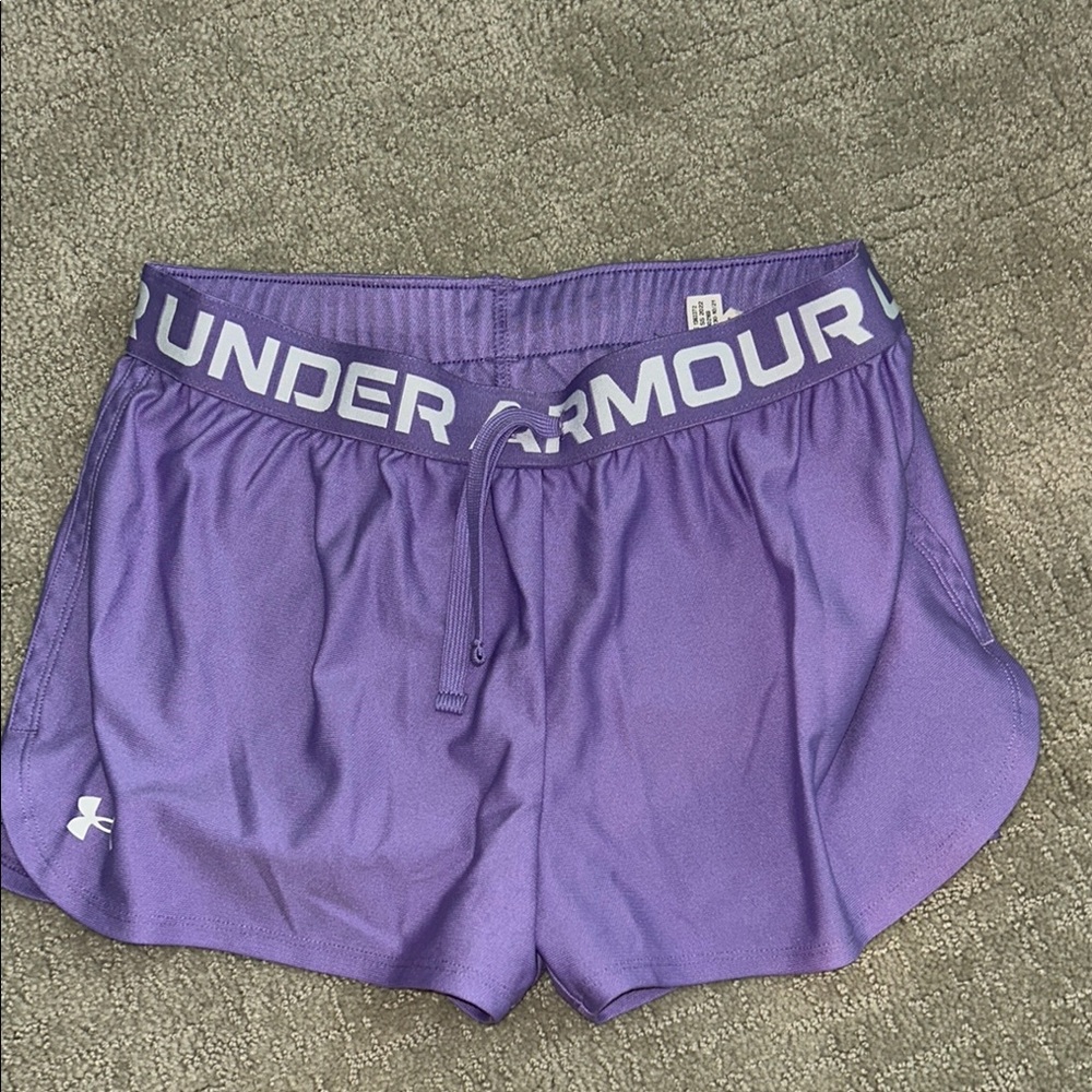 Under Armour Purple Athletic Performance Shorts